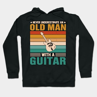 Never underestimate an old man with a saXOPHONE Hoodie